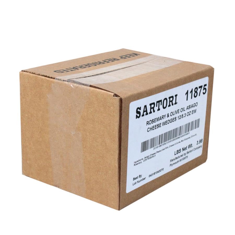 Sartori Reserve Asiago Rosemary Olive Oil Cheese, 5.3 Ounce -- 12 per case