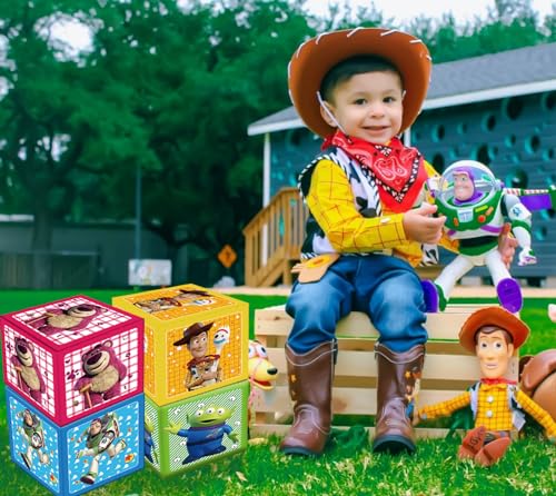 Hbavfihnbg HBAVFIHNBG1 4Pcs Toy Inspired Story Birthday Party Decorations Balloon Boxes thumb #5