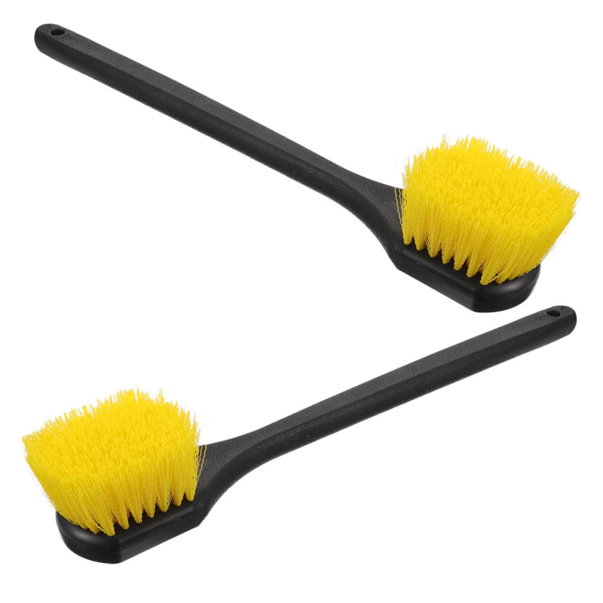 SOLUSTRE 2pcs Kółko Samochodowe Szczotka Do Opon Zestaw Do Opony Długą Uchwyt Krawędzi Szczotka Detale Szczotka Szczotka Do Czyszczenia Szczotki Do Mycia Samochodu Szczotka Do Mycia