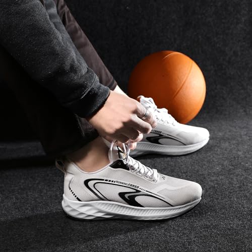 Image of FARGO Men's Spark Fylon Sole Memory Foam Patawa Running Sports Walking Shoes, Gym Shoes | Lightweight & Comfortable Lace-Up Shoes for Mens and Boys