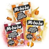 Mitsuba Asian Crispies 3er Snack Bundle (3×85g) – Thai Chilli, Korean Gochujang & Indian Masala – Crunchy Rice Cracker Snack Mix – Spicy Crispies & Asiatische Snacks zum Teilen & Knabbern