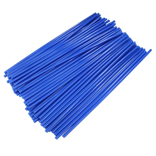 Hitefu 72 Packs Universal Bike Spoke Covers, Bike Spoke Skins for Bicycle & Motorcycle Wheel Wraps, Decoration Protector Pipe for 8