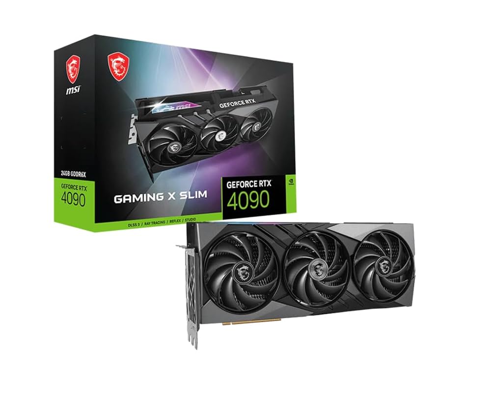 グラフィックボード・グラボ・ビデオカード MSI GeForce RTX 4090 24GB Amazon | MSI GeForce RTX 4090 ゲーミングX Slim 24G, V510