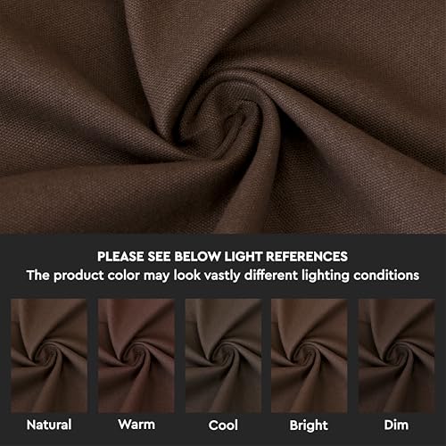 Image of Encasa XO Throw Pillow Covers 22x22 in Set of 2 Dark Taupe | No Inserts | Cotton Pillow Covers for Living Room, Bed, Sofa, Couch | Decorative Cushion Covers with Improved Zipper