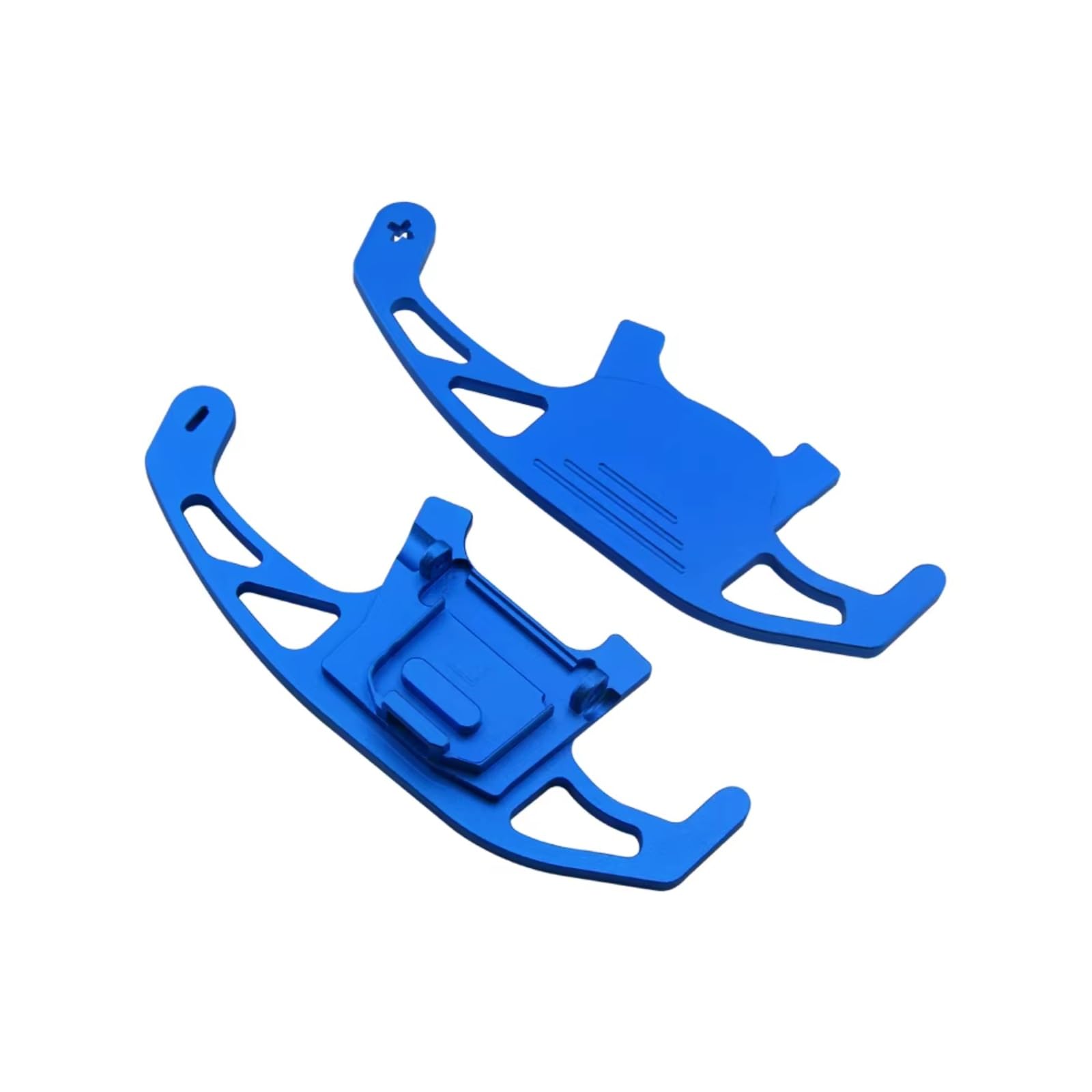ZTGUIOQ Paddle Shifter Extensions Compatible with VW for Golf 7 for GTI R for GTE for GTD for Tiguan Car Steering Wheel Shift Paddles Extension Shifters Accessories(Blue)