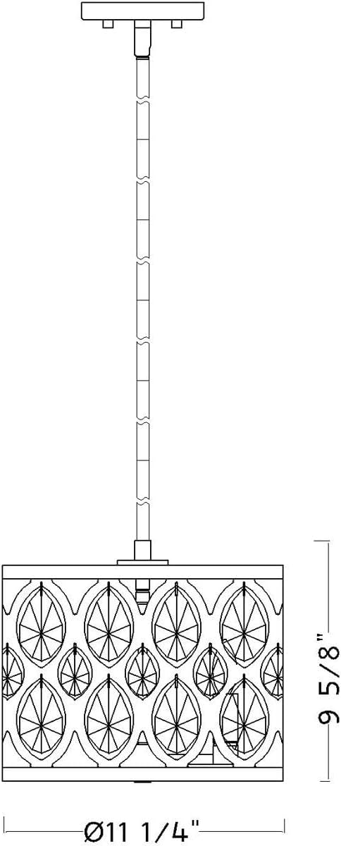 Z-Lite 3 Light Chandelier 6010-12MB