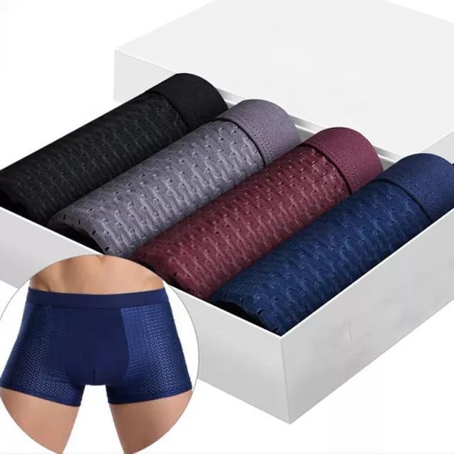 Image of Mesh Boxer Men's | Breathable Pouch | Dot Silky Smooth Innerwear