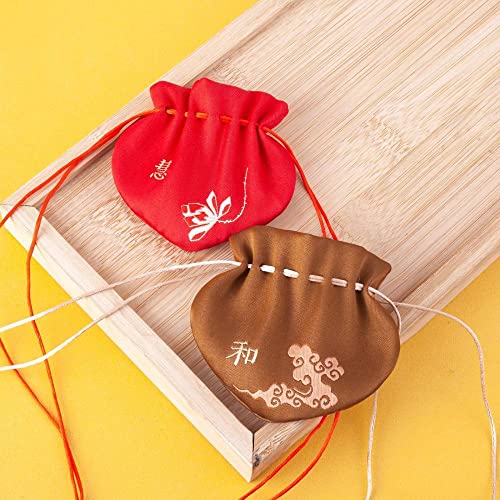 Bolsas de Seda para Joyería en Forma de Corazón, 2 Pzs miniatura 3