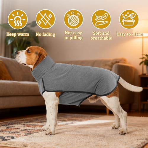 Hundepullover, Hundemantel Fleece, Hundepullover Kleine Hunde, Hundepullo-ver für Hunde, Hundepul-lover Fleece, Hun-depullover aus Fle-ece, Hu-ndepullover H-unde, für Kleine Mittel Große Hu-nde