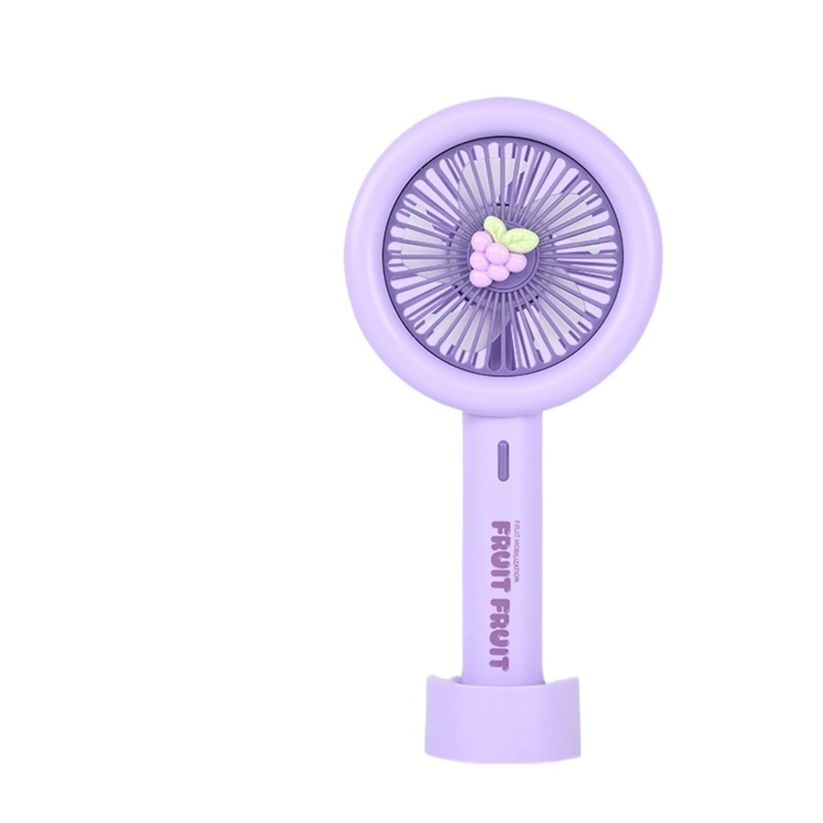 UDPOIUYT Hand Held Fan, USB Handheld Fan Strong Wind Portable for Travel Camping Multicolor(Purple)