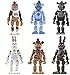 6 Pz/set FNAF Action Figure Cinque Notte al Freddy Movable Action Figure Desk Ornamenti Regalo Dei Bambini Capodanno (Type C)