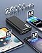 Power Bank 24000mAh,Powerbank klein Aber stark (USB C Output & Input) 5A Externer Handyakkus mit Schnellladefunktion,Powerbank Große Kapazität Kompatibel mit iPhone 14 13 12 Samsung Apple Xiaomi