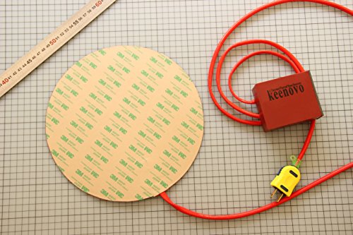 Dia 10" 120V 250W, Keenovo Circular Silicone Heater Mat, Kettle Vacuum Chamber Heating Element Pad, W/Digital Thermostat Controller #TOP1
