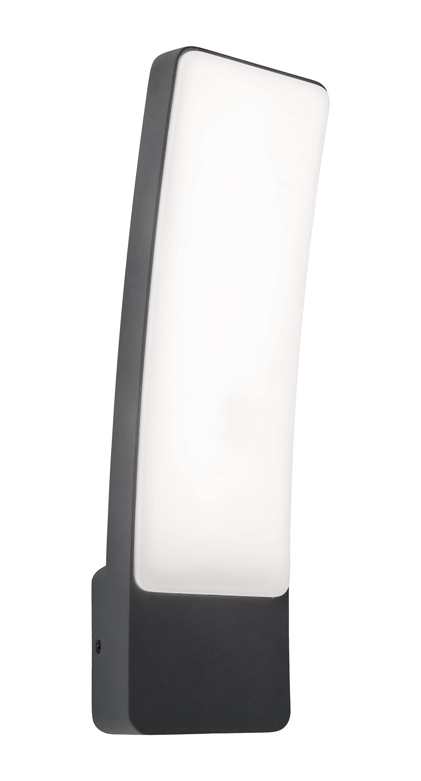 LUTEC Kira LED Outdoor Wall Light Aluminium in Anthracite 18 Watt 4000 Kelvin 1200 Lumens Wall Light Anthracite
