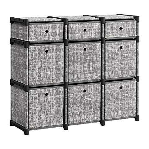 SONGMICS 9-Cube Drawer Organiser Unit Cover