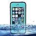 iPhone 5c Case Cover Waterproof Dirtproof Snowproof Shockproof Skin Phone Shell with Rugged Protection (Black/Blue)
