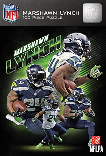 MasterPieces NFL Seattle Seahawks Jigsaw Puzzle, Marshawn Lynch, 100 Pieces