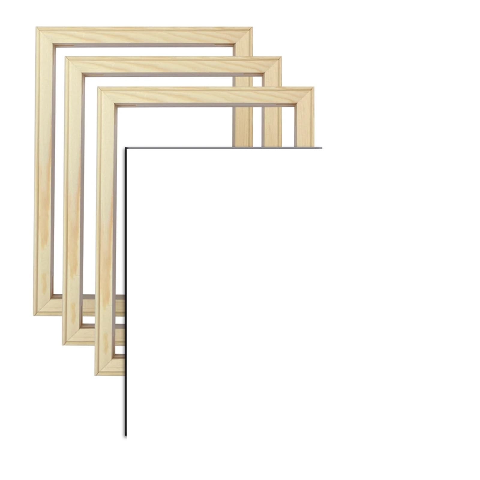 Bastidores sólidos para lienzos, Equipo del ensanchador de la lona del marco de madera for tamaños múltiples del cartel de la pintura al óleo(Height 85cm,Width 100cm)