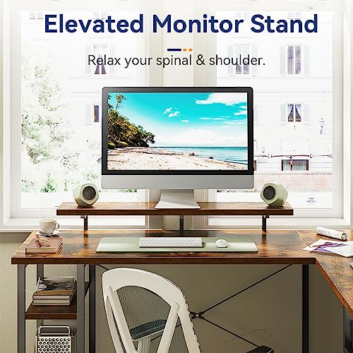 KKL-L-Shaped-Desk-with-Drawers-66-Reversible-Computer-Desk-with-File-Drawer-Corner-Desk-with-Storage-Shelves-Monitor-Stand-Home-Office-Desk-Workstation-Gaming-Desk-Rustic-Brown