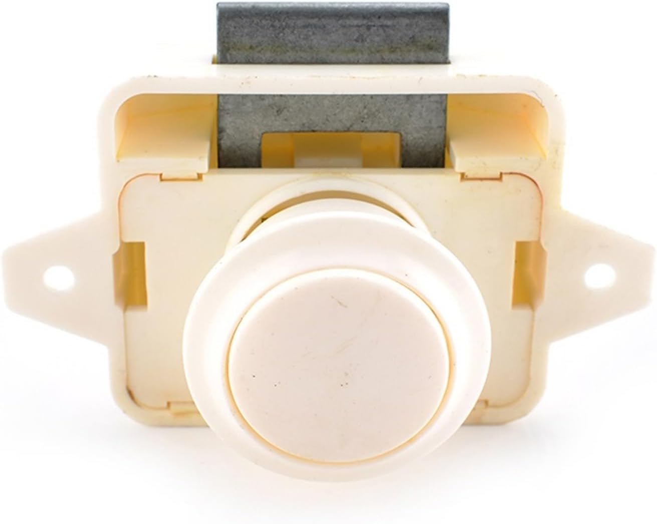 10Pcs White Camper Car Push Lock 26mm RV Caravan Boat Motor Home Cabinet Drawer Latch Button Locks for Furniture Hardware