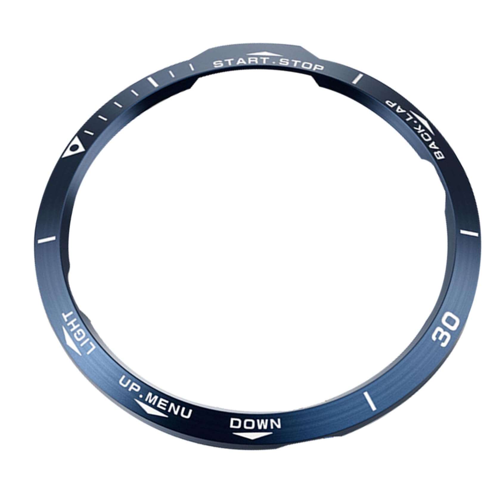 Bisel de Acero para Reloj 6X SEWACC Blanco Antiarañazos 8