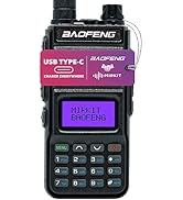 Mirkit Ham Radio Baofeng TP8Pro 8 Watt Max Power with USB Type-C Charging Baofeng Kit: 2 Way Radi...