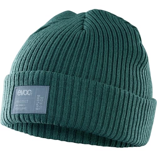 Bonnet fisherman EVOC vert bouteille idéal pour vos sorties urbaines en plein hiver