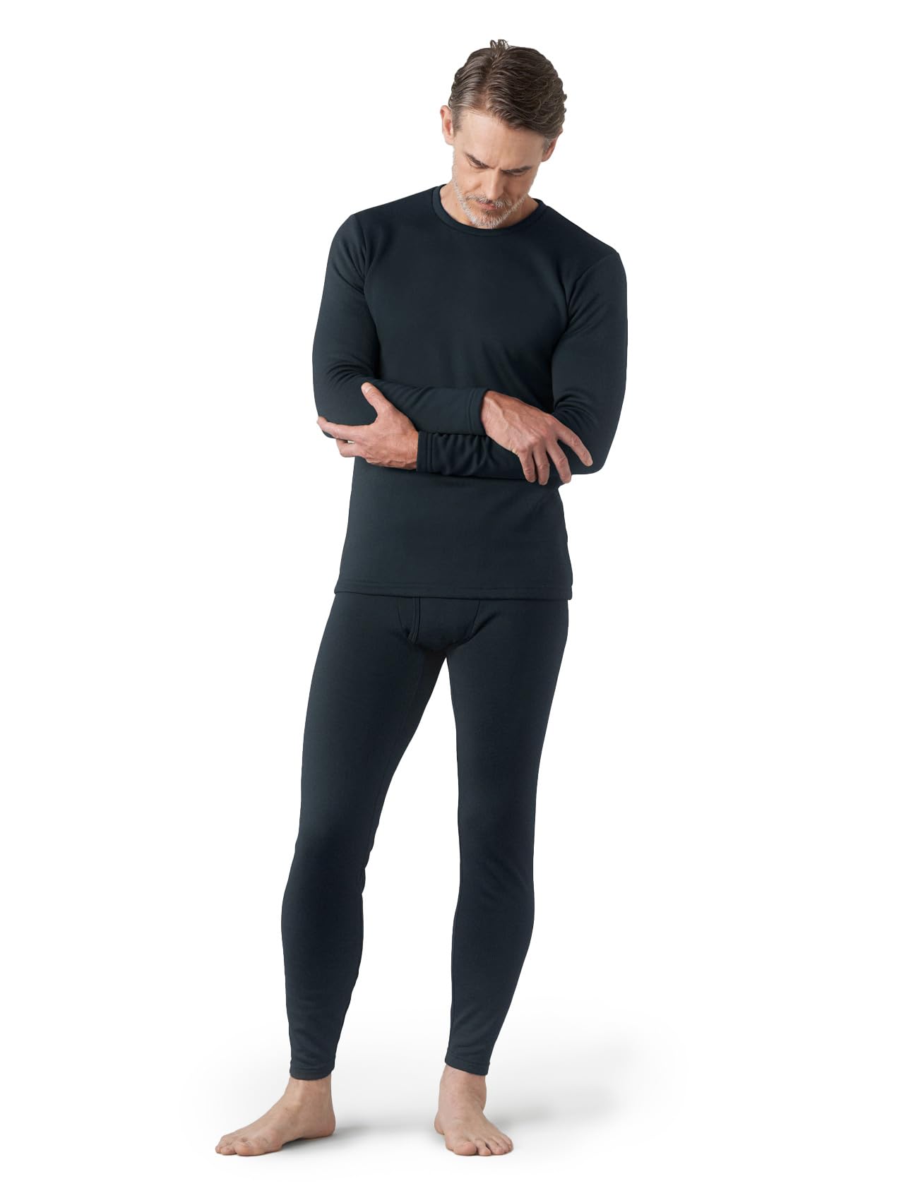 LAPASA Completo Termico Uomo in Pile Calzamaglie Termica & Maglie Termiche Set Sport Invernali Sci Snowboard Sport Running Trekking Caldo/più Caldo/Extra-Caldo М11