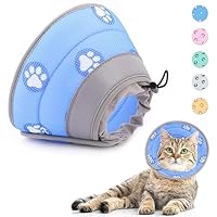 Weiche Halskrause Für Katzen Nach OP - Wasserdichter Schutz-Kragen Mit Klettverschluss