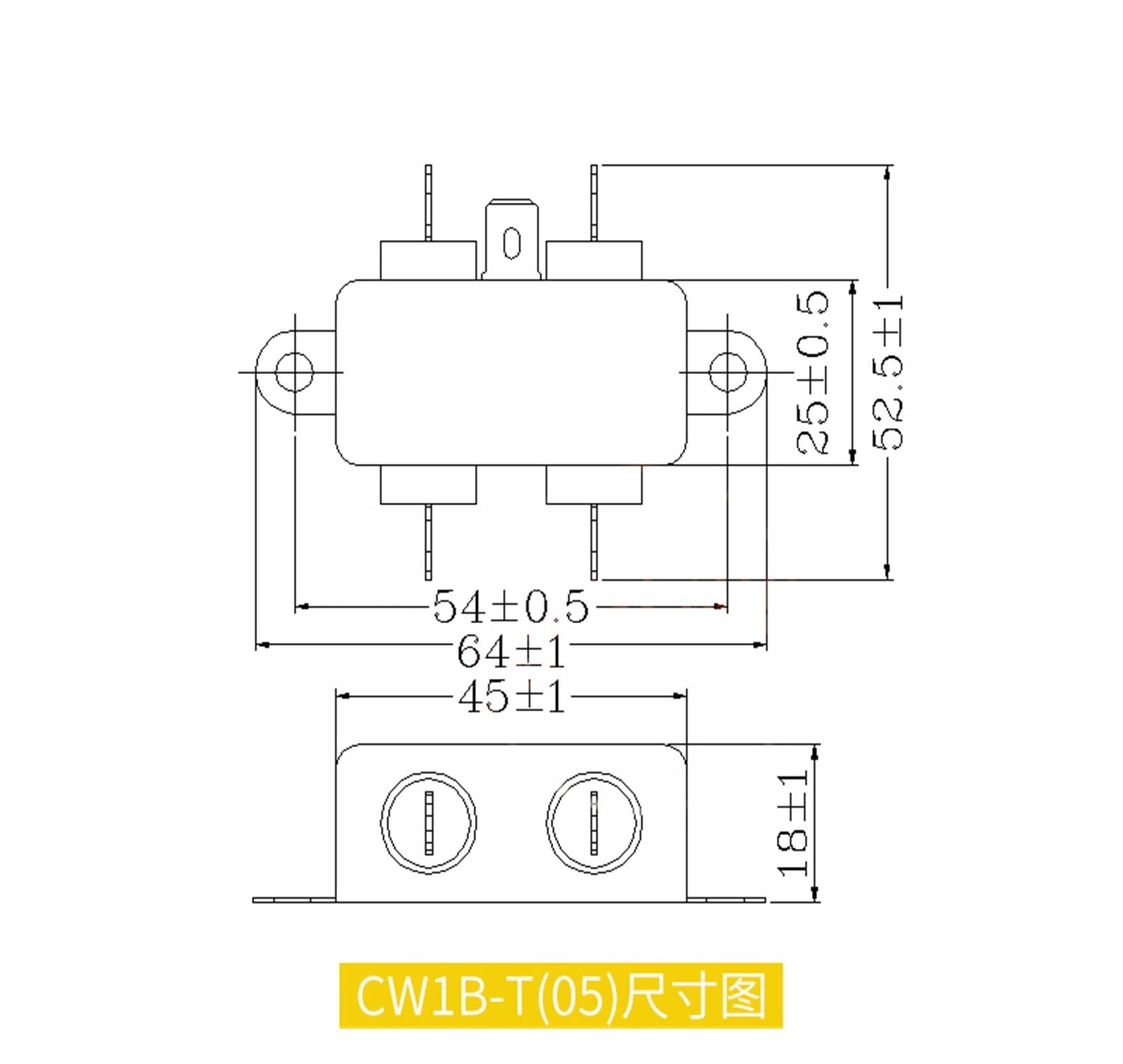 CW1B-3A-T 05 Filtre secteur monophasé AC 220V isolateur antiparasite prise