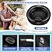 LOKFEHRE Large Portable Inflatable Hair Washing Basin for Bedridden - Wash Hair in Bed with Inflatable Shampoo Bowl.For Elderly,Disabled,Injured,Ideal Inflatable Sink for Locs Detox (Black)