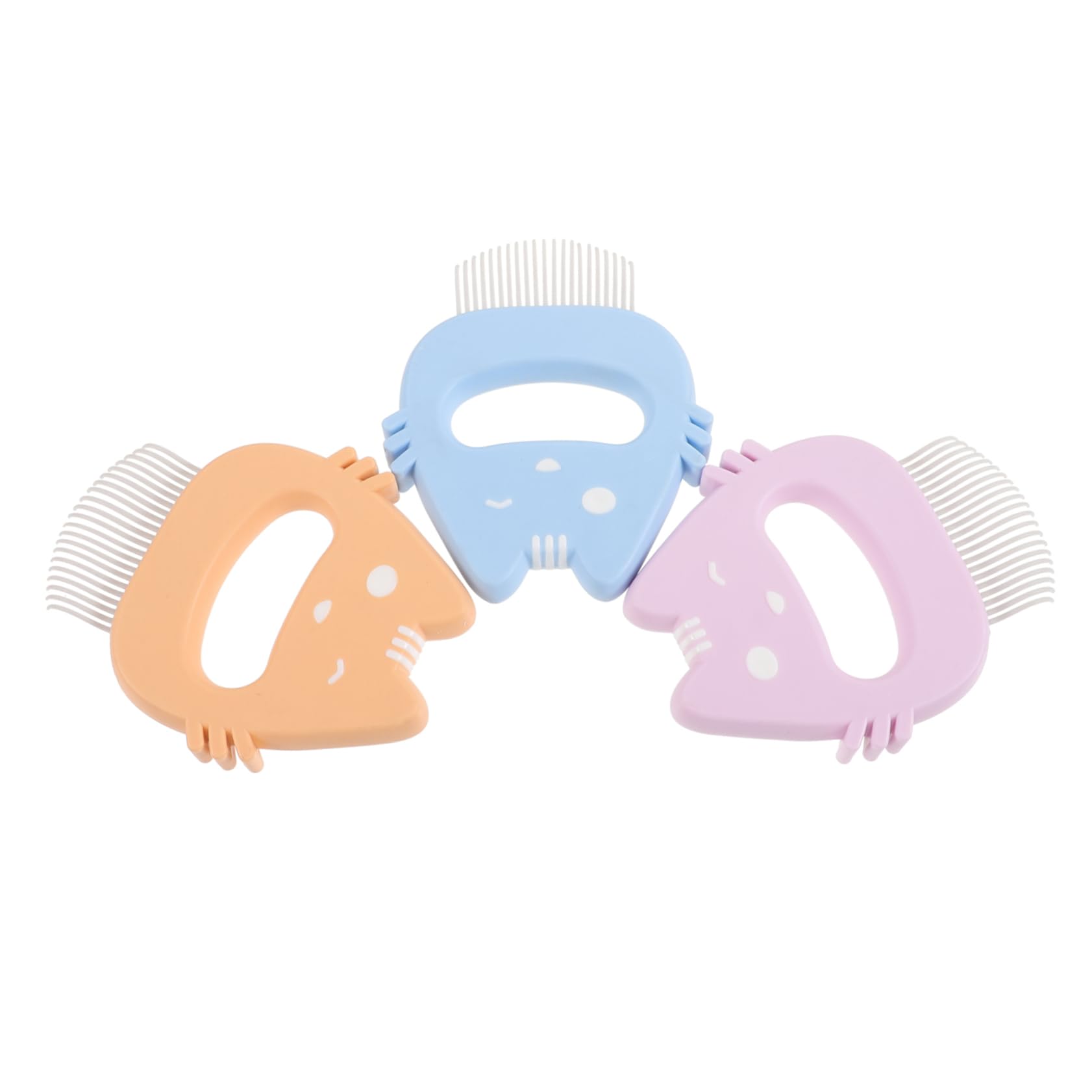 COLLBATH Pet Grooming Brush Ergonomic Pet Comb Pet Hair Household Pet Brush