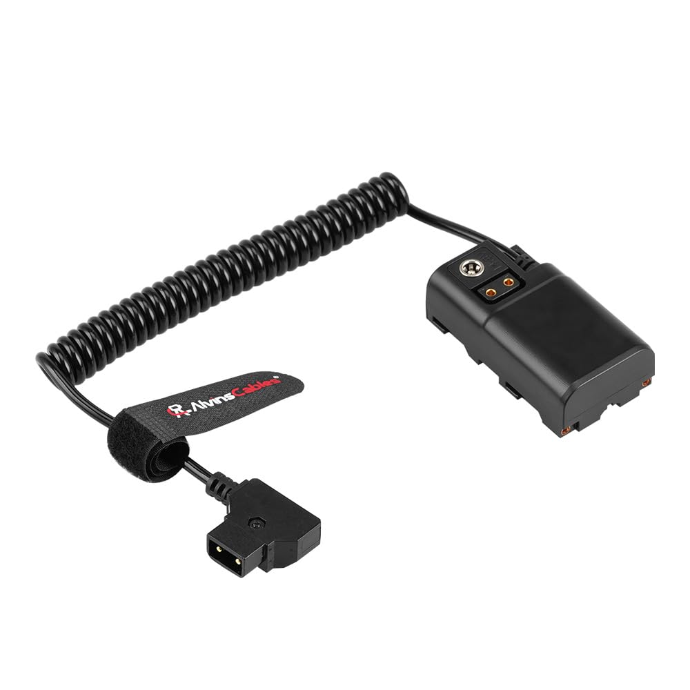 Alvin's Cables D-tap do NP-F Dummy kabel zasilający do baterii Atomos Ninja | SmallHD | Feelworld Monitor, z portem DC D-tap do Sony NP-F550| F570| F770| F970