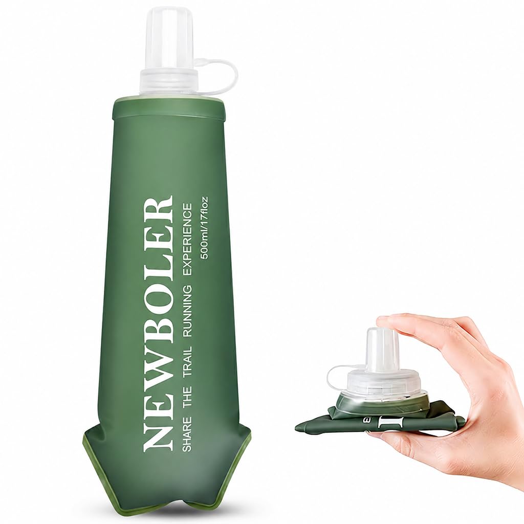PROBEROS® Soft Flask 500ml Collapsible Water Bottle Hydration Bottle Leakproof TPU Flask for Running Hiking Cycling Outdoor Sports-image-12