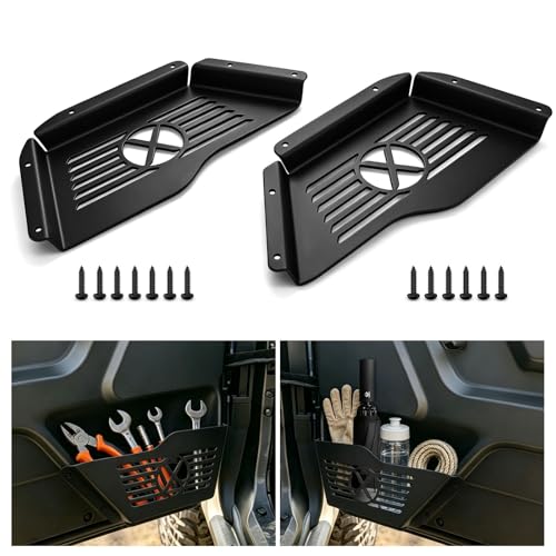 Jerbor Upgraded Aluminum Interior Door Storage Pockets Fit for Polaris Xpedition XP/XP 5 / ADV/ADV 5 Northstar 2024-2025+ No-Drill Front Interior Door Organizer Box 2PCS