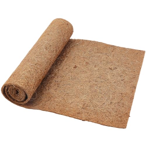 CREATCABIN Kokosfaser Einlagen Kokos Einlagerolle Natürliche Kokosfaser Platte Pflanzgefäße Blumen Tiere Haustiere Reptilien Teppich Schneematten Für Gartendekoration Outdoor Pflanzen Korb 1mx30cm