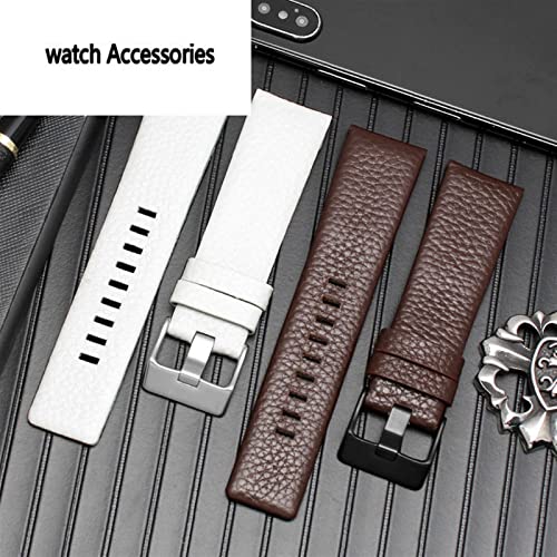 Bracelet montre cuir véritable 22mm 28mm 30mm Diesel DZ7256 SCRUBY - 3