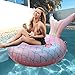 Joysummer Schwimmring Aufblasbar Schwimmbad für Erwachsene - Meerjungfrauen Schwimmring, Lounge Raft Pool Lounger Float Schwimmreifen für Kinder mit Getränkehaltern Kopfstütze