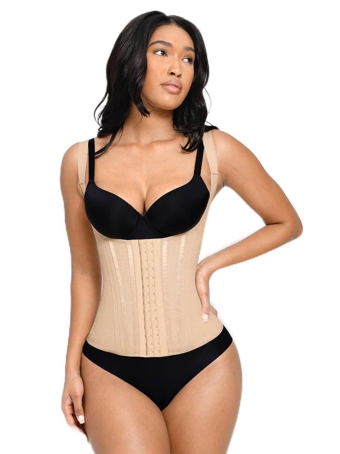 13 Built-in Steel Bone Girdle U-shaped Chest Support Waist Trainer Vest