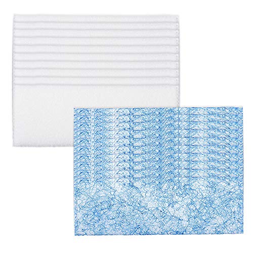 KeeTidy Disposable Mop Pads Compatible with iRobot Braava 240 241 245, 10 Wet Mopping Pads & 10 Dry Sweeping Pads