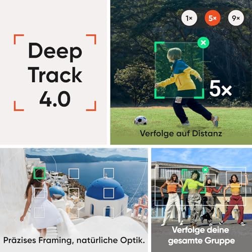 Bild 4 - Insta360 Flow 2 Pro Creator-Bundle Weiß – Erster KI-Smartphone-Gimbal mit Apple DockKit, innovatives 360°-Schwenk-Tracking, frei neigbar, Stativ/Selfie-Stick integr., mobiler Vlog-/Reise-Stabilisator