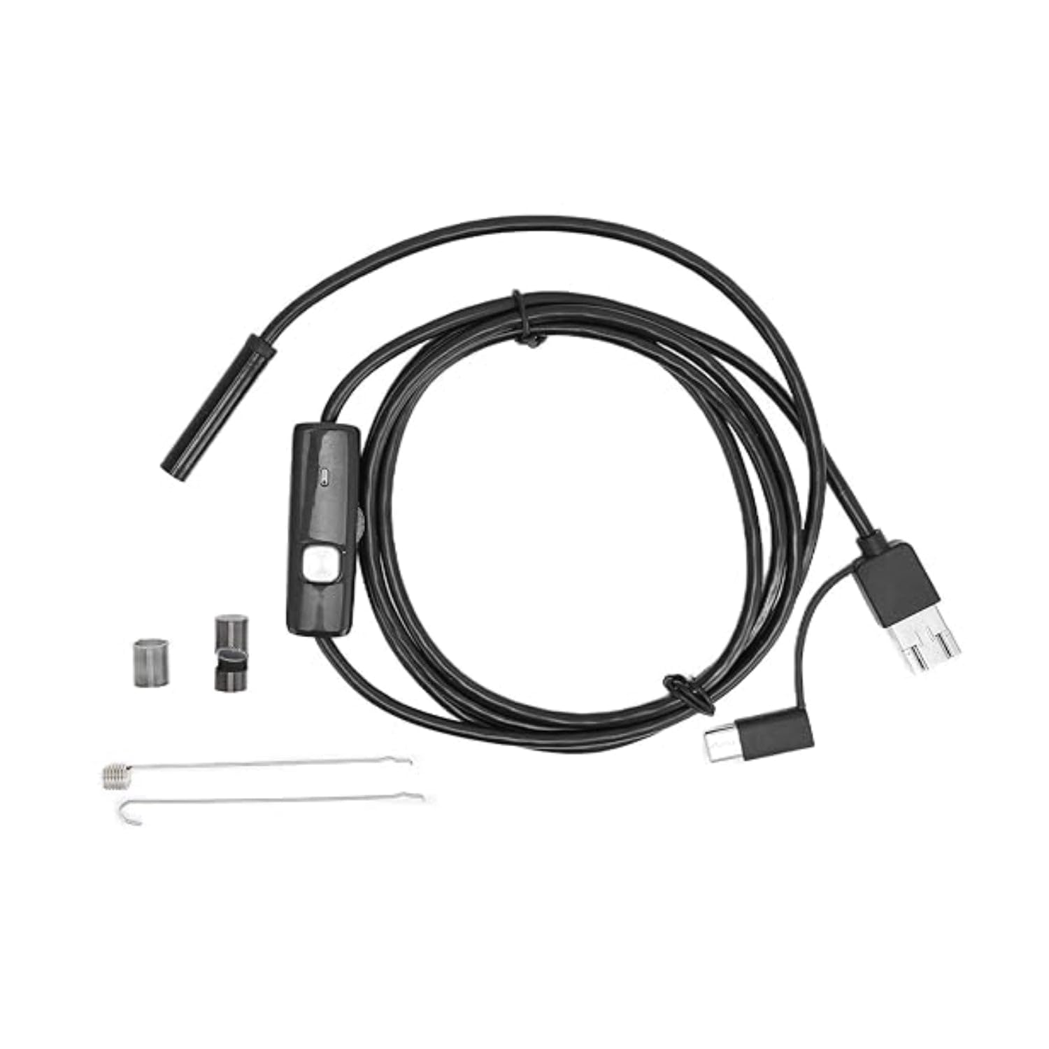 3 in 1 Android 7mm Endoscope Camera USB Inspection Camera 1M Length Endoscope 6 LED Endoscope IP67 Waterproof USB Inspection Camera for Android Mobile Phone Endoscope - Image 4 thumbnail