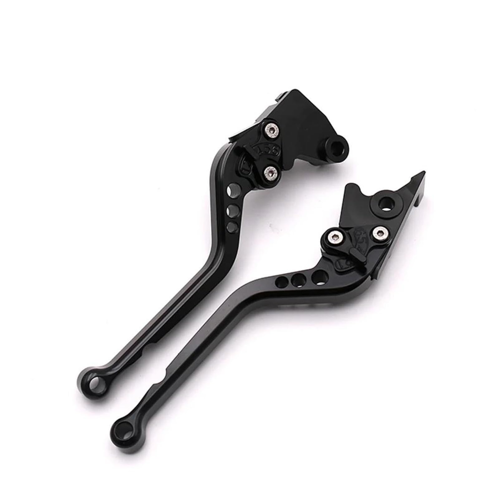 Embrayage Frein Main De Moto pour ZZR1100 1990-1992 ZZR1200 2002-2005 GTR1000 1992-2006 GTR 1000 ZZR 1100 1200 Leviers d'embrayage De Frein Longs Poignée Courte(All Black,Long)