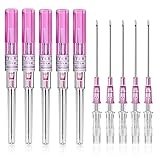 Catheter Piercing Needles - 20G Disposable Catheter Needles 10PCS Hollow Needles IV Catheter Needles Ear Nose Piercing Needles For Piercing Kit Piercing Supplies