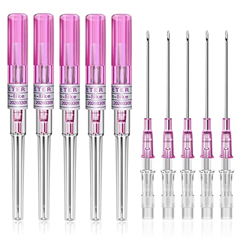 Piercing Needles - 20G Disposable Catheter Needles 10PCS Hollow Needles IV Catheter Needles Ear Nose Piercing Needles For Piercing Kit Piercing Supplies