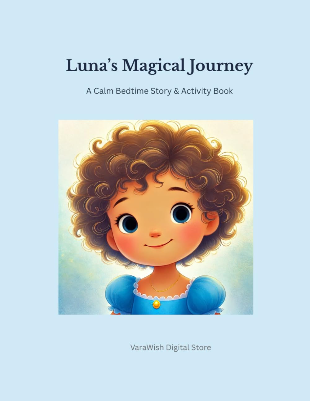 Luna’s Magical Journey: A Calm Bedtime Story & Activity Book for Kids Ages 6–8 About Kindness, Confidence & Gratitude.