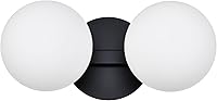 Vista 22 de Apliques de pared cromados, aplique de globo moderno de 1 luz, lámpara de pared para dormitorio, baño, sala de estar y pasillo, iluminación