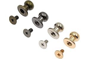 Ultimate 60-Pack Chicago Button Collection for Leather Crafting Precision