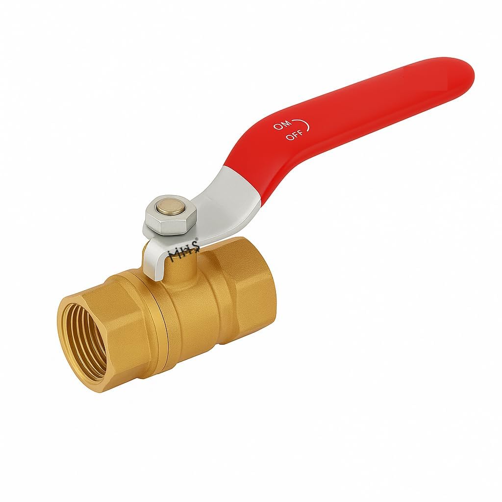 MHS Brass Ball Valve Handle Valve Extra Heavy Duty Brass (15MM [ 0.5 Inch])
