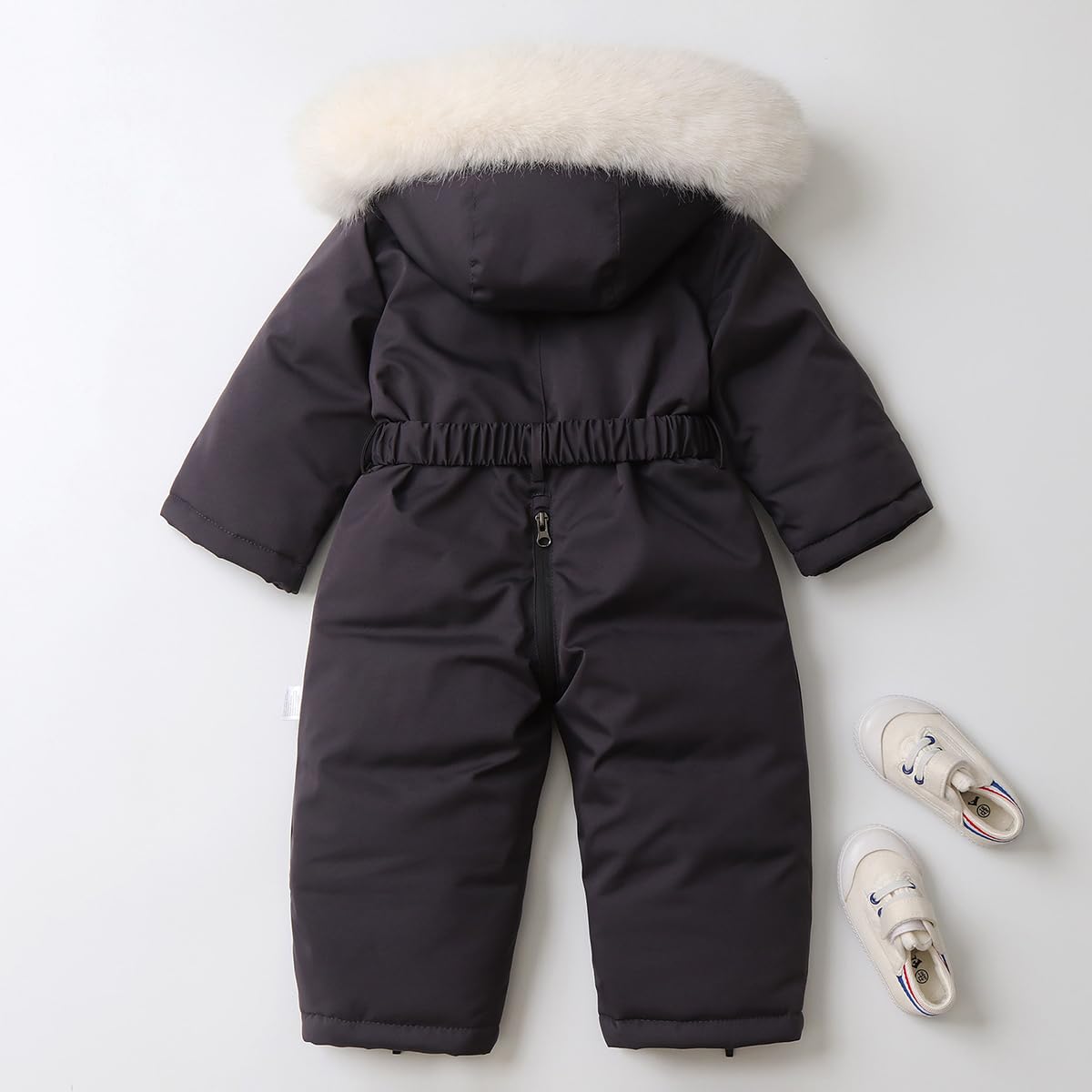 linboo Baby Schneeanzüge Winter Overall Mit Kapuze Parka Skianzug Kinder Winteranzug Jungen Strampler Mädchen Einteiler Jumpsuit Warm Outfits